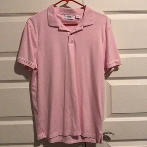 Men’s Calvin Klein pink polo. Pre owned.